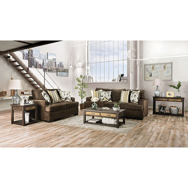 Furniture of America Taliyah Stationary Fabric Sofa SM3081-SF IMAGE 1