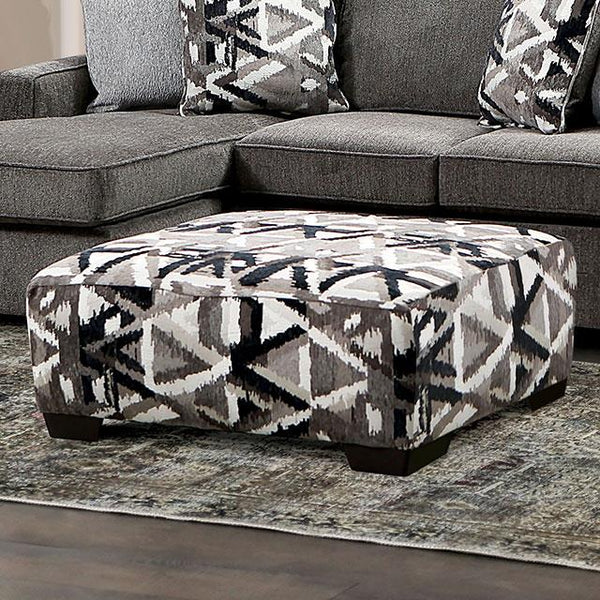 Furniture of America Brentwood Fabric Ottoman SM5405-OT IMAGE 1