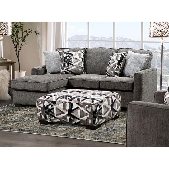 Furniture of America Brentwood Fabric Ottoman SM5405-OT IMAGE 2