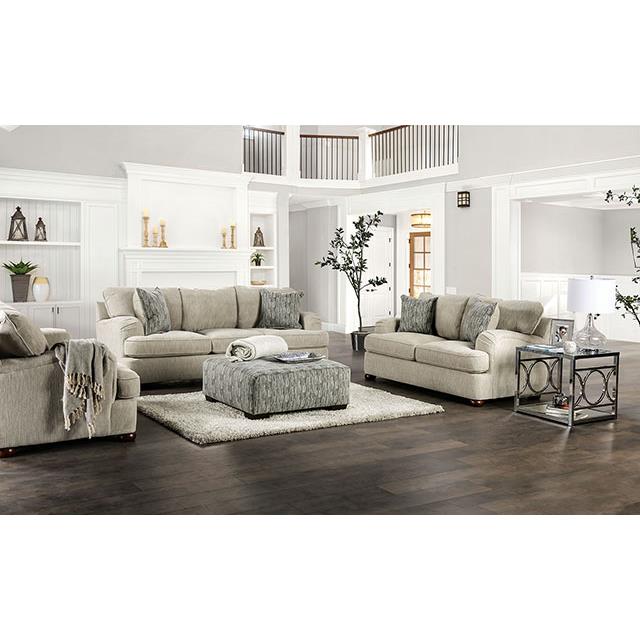 Furniture of America Salisbury Stationary Fabric Loveseat SM5409-LV IMAGE 2