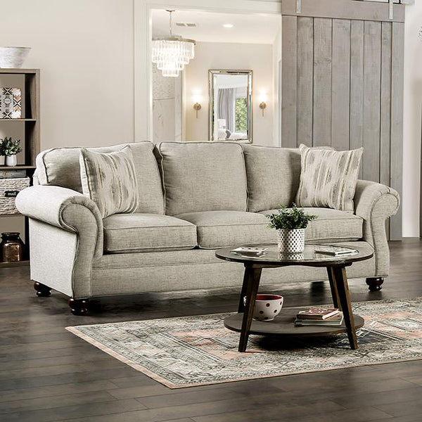 Furniture of America Amaya Stationary Fabric Sofa SM5411-SF IMAGE 1