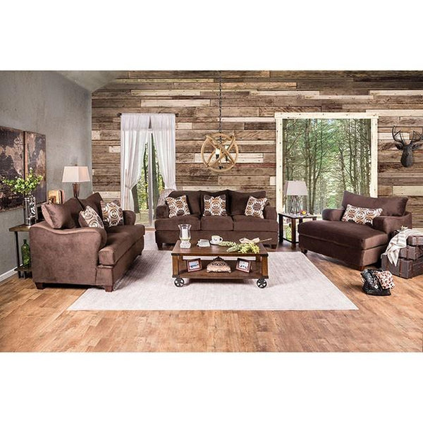 Furniture of America Wessington Stationary Fabric Sofa SM6131-SF IMAGE 1