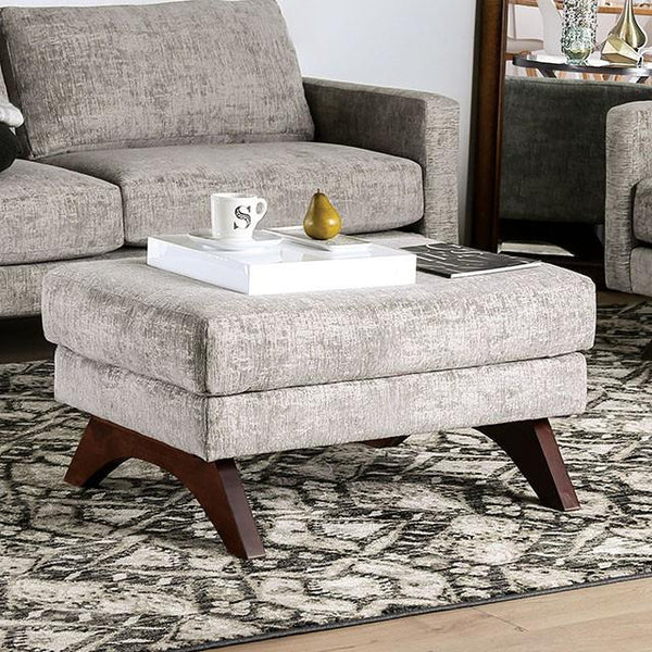 Furniture of America Harlech Fabric Ottoman SM8004-OT IMAGE 1