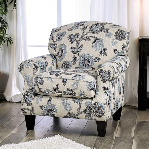 Furniture of America Nash Stationary Fabric Chair SM8101-CH-FL IMAGE 1