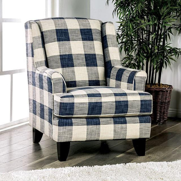 Furniture of America Nash Stationary Fabric Chair SM8101-CH-SQ IMAGE 1