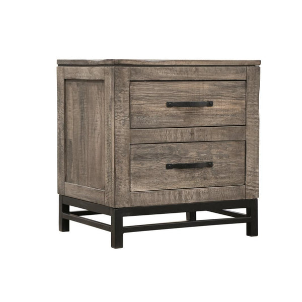 International Furniture Direct Blacksmith 2-Drawer Nightstand IFD2321NTS IMAGE 1