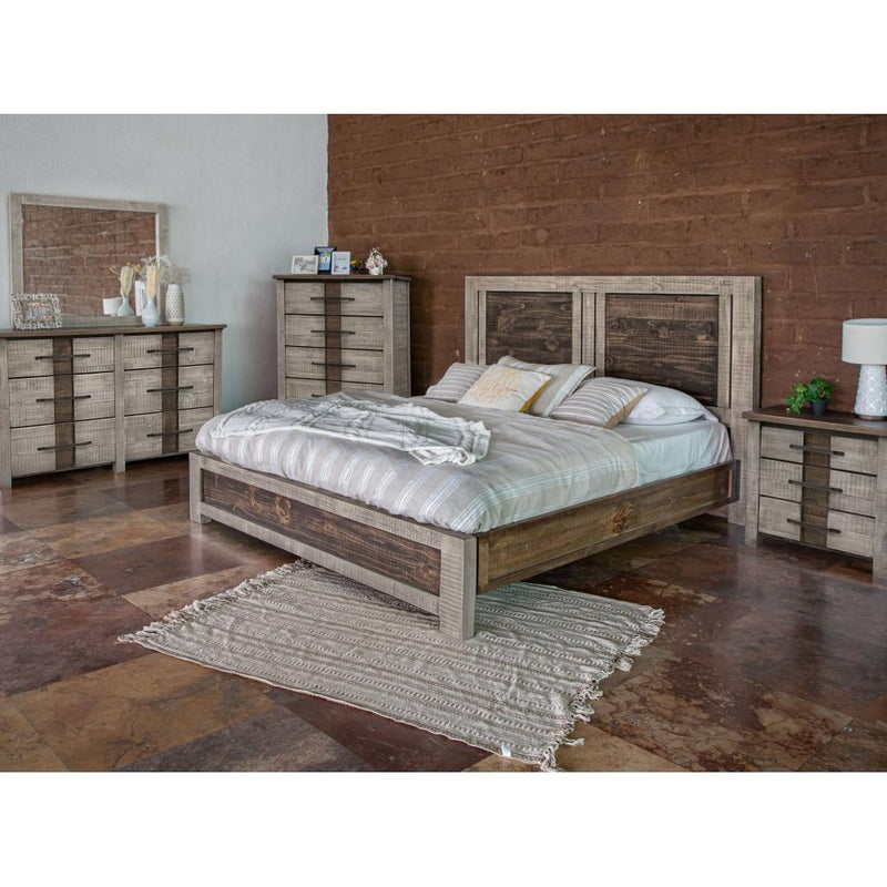 International Furniture Direct Tikal 3-Drawer Nightstand IFD5021NTS IMAGE 2