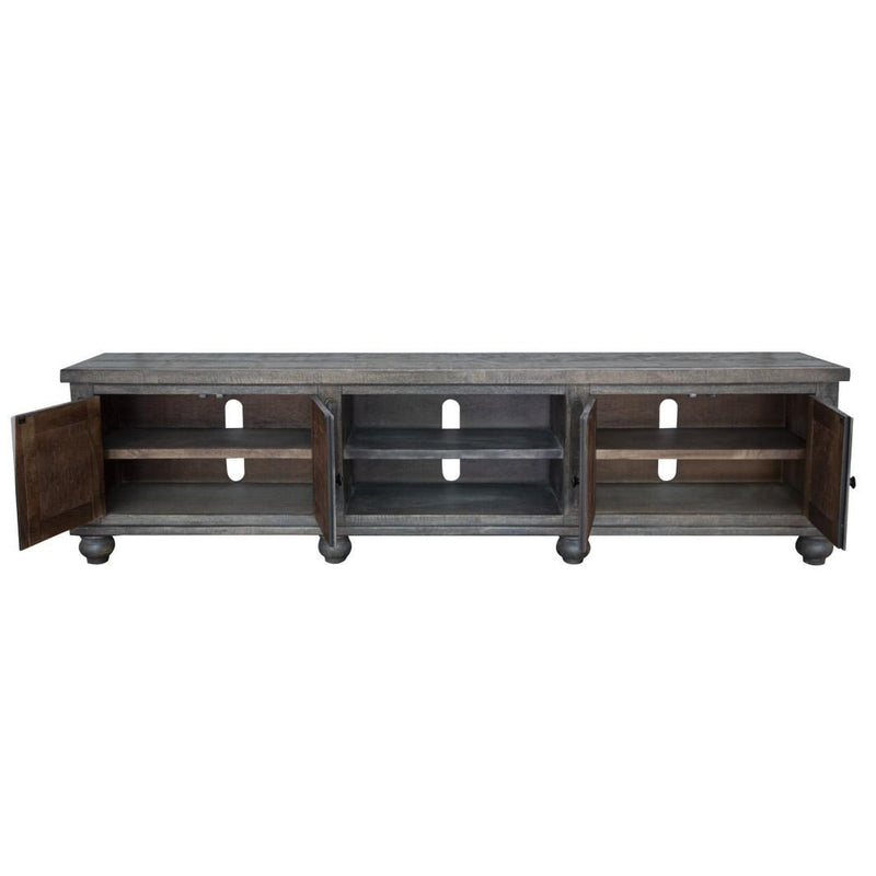 International Furniture Direct Aruba TV Stand with Cable Management IFD7331STN93BN IMAGE 2