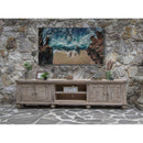 International Furniture Direct Aruba TV Stand with Cable Management IFD7331STN93DS IMAGE 3