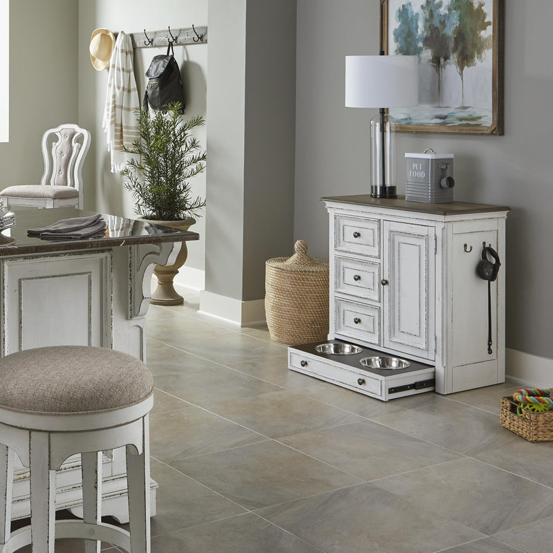  Liberty Furniture Industries Inc. Magnolia Manor 244-PF1000 Pet Feeder Cabinet IMAGE 3