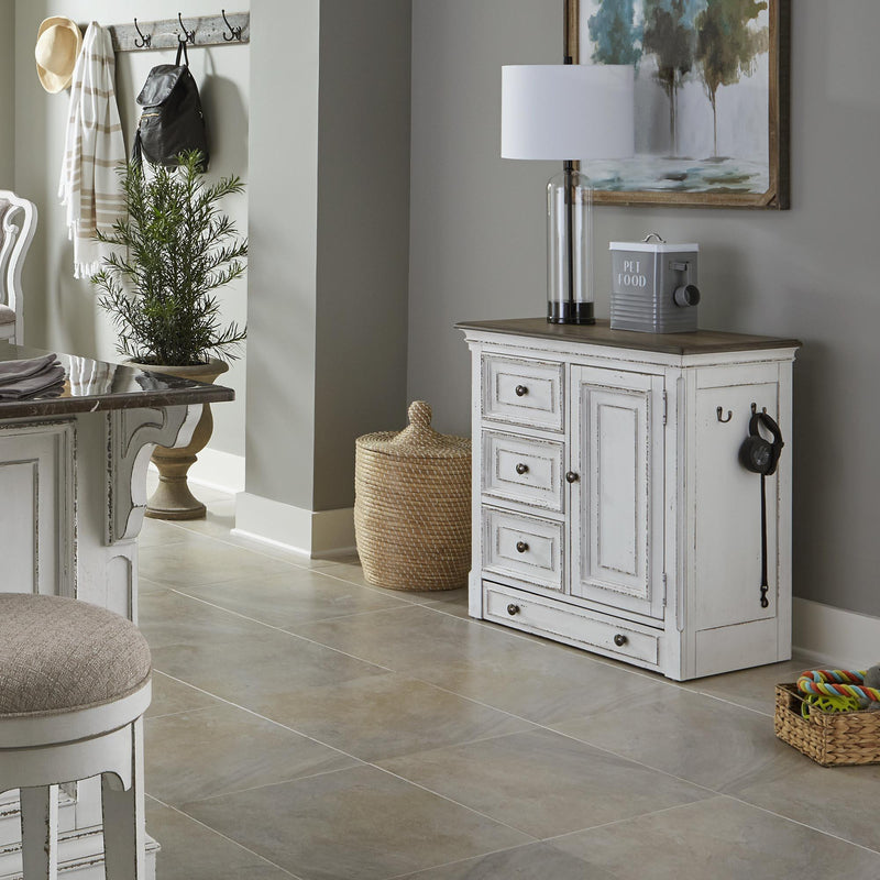  Liberty Furniture Industries Inc. Magnolia Manor 244-PF1000 Pet Feeder Cabinet IMAGE 4