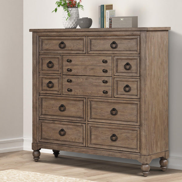  Liberty Furniture Industries Inc. Americana Farmhouse 615-BR32 12 Drawer Chesser IMAGE 1