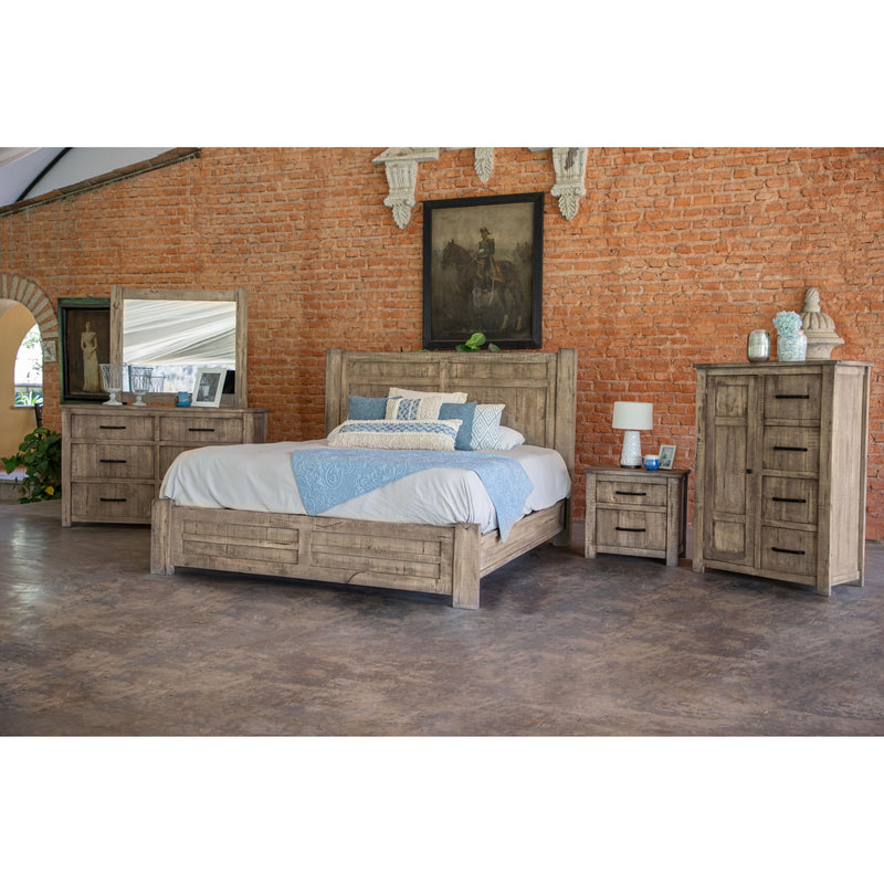 International Furniture Direct Cozumel King Panel Bed IFD2061HBDEK/IFD2061PLTEK IMAGE 3