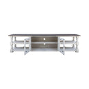 International Furniture Direct Stone TV Stand with Cable Management IFD4691STN93 IMAGE 2