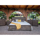 International Furniture Direct Nogales Queen Platform Bed IFD5801HBDQE/IFD5801PLTQE IMAGE 2