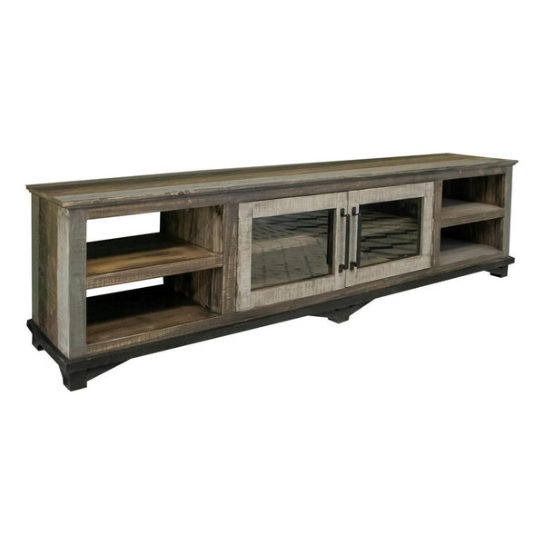 International Furniture Direct Loft Brown TV Stand IFD6441STN93 IMAGE 1