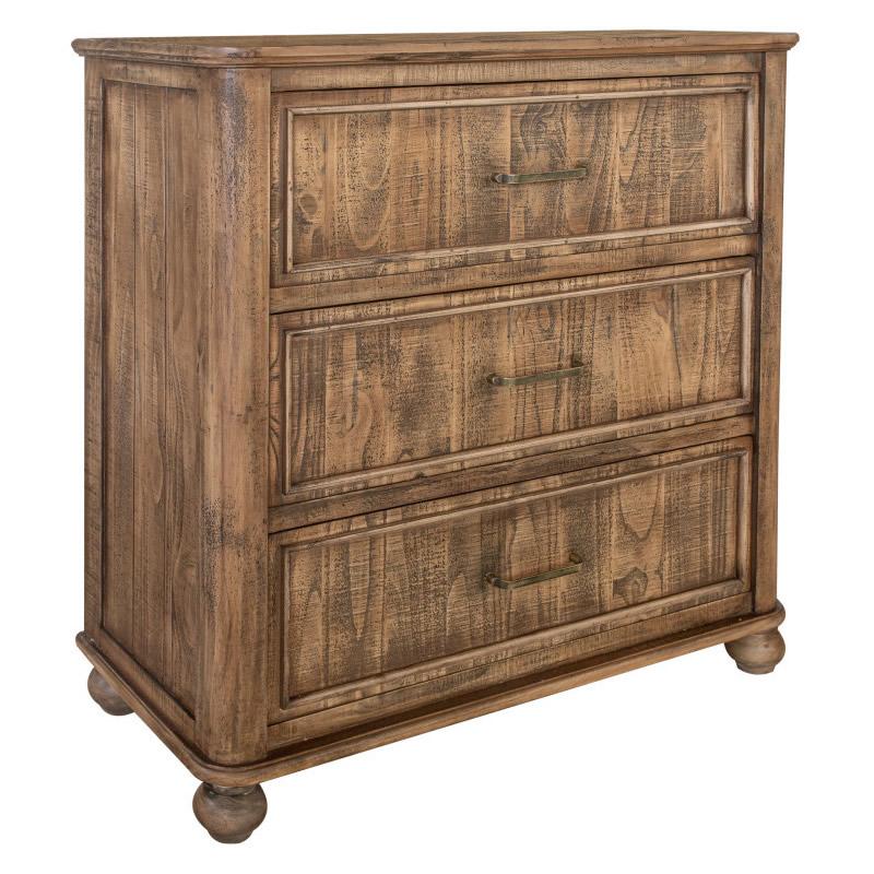 International Furniture Direct Villahermosa 3-Drawer Chest IFD7401CHT IMAGE 1