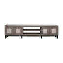International Furniture Direct Cosala TV Stand IFD8081STN93GY IMAGE 1
