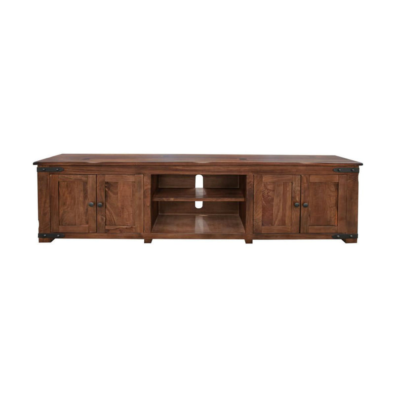 International Furniture Direct Parota TV Stand with Cable Management IFD8661STN93 IMAGE 2