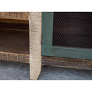 International Furniture Direct Antique Multicolor TV Stand IFD9661STN93 IMAGE 4