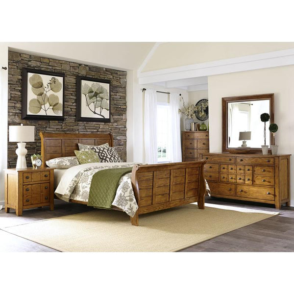  Liberty Furniture Industries Inc. Grandpa's Cabins 175-BR-QSLDMN 6 pc Queen Bedroom Set IMAGE 1