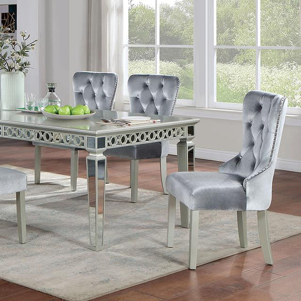Furniture of America Adalia Dining Table CM3241SV-T IMAGE 1