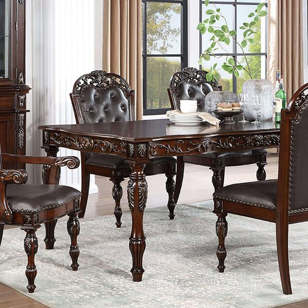 Furniture of America Nouvelle Dining Table CM3256CH-T IMAGE 1