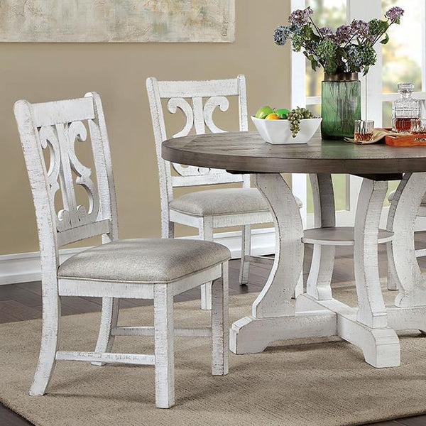 Furniture of America Auletta Dining Table CM3417GY-RT IMAGE 1