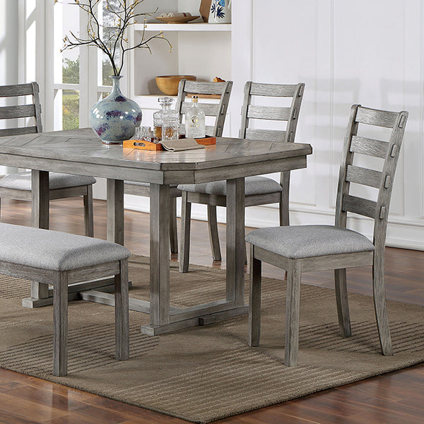Furniture of America Laquila Dining Table CM3542GY-T IMAGE 1