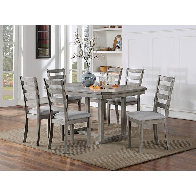 Furniture of America Laquila Dining Table CM3542GY-T IMAGE 3