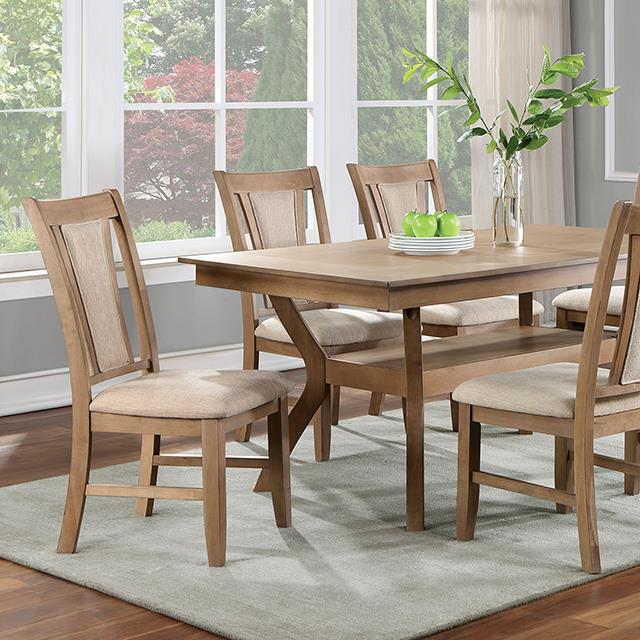 Furniture of America Upminster Dining Table CM3984NT-T IMAGE 1