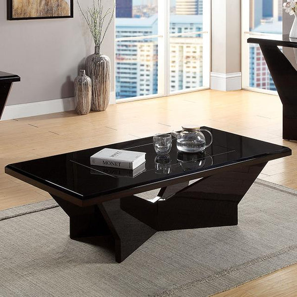 Furniture of America Dubendorf Coffee Table CM4183BK-C IMAGE 1