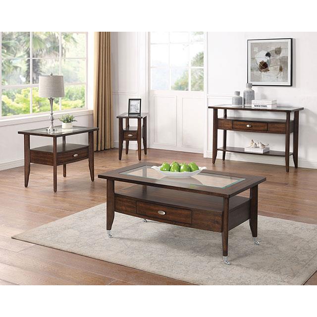 Furniture of America Riverdale End Table CM4905WN-E IMAGE 2