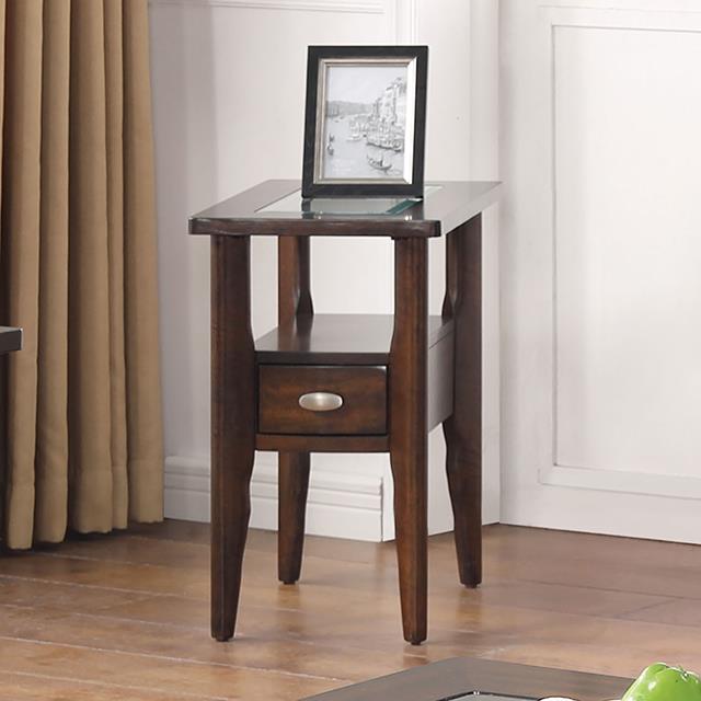 Furniture of America Riverdale End Table CM4905WN-ST IMAGE 1