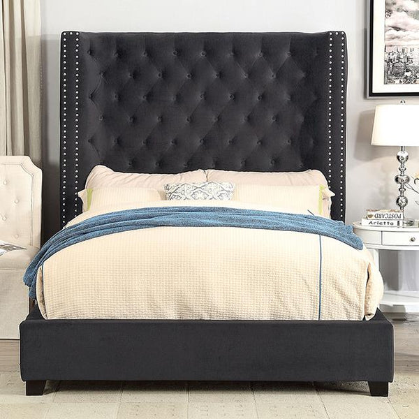 Furniture of America Rosabelle King Bed CM7669BK-EK-BED IMAGE 1