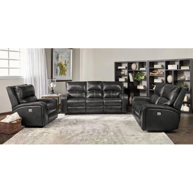 Furniture of America Soterios Power Recliner CM9924DG-CH-PM IMAGE 2