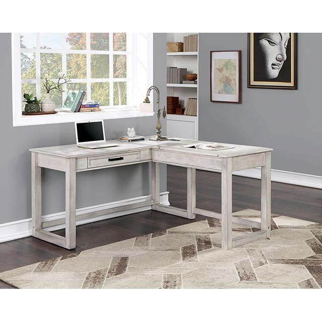 Furniture of America Office Desks Desks CM-DK418WH IMAGE 2