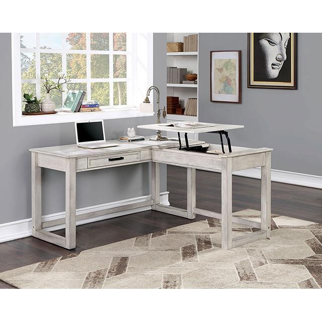 Furniture of America Office Desks Desks CM-DK418WH IMAGE 3