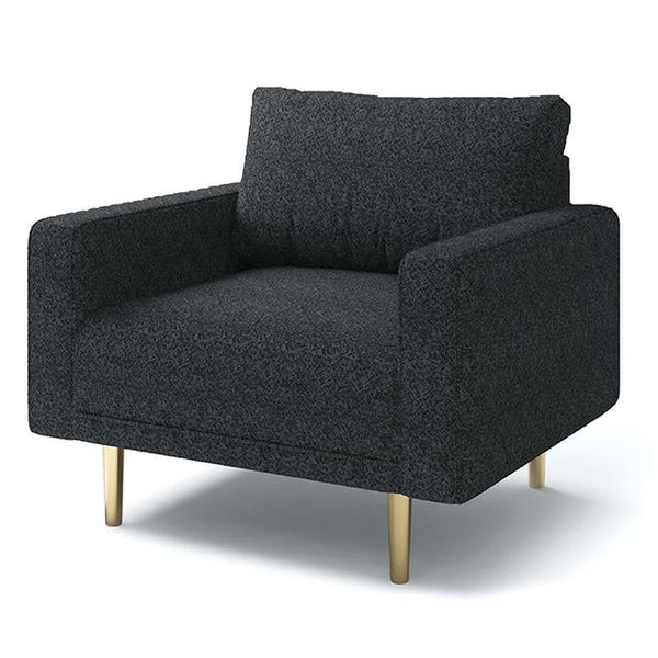 Furniture of America Elverum Stationary Chair FM61000BK-CH IMAGE 1