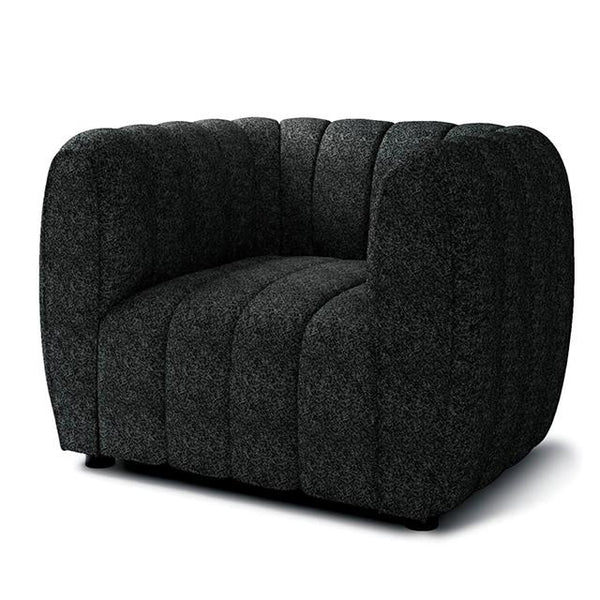 Furniture of America Aversa Stationary Chair FM61002BK-CH IMAGE 1