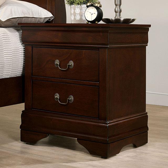 Furniture of America Louis Philippe Nightstand FM7866CH-N IMAGE 1