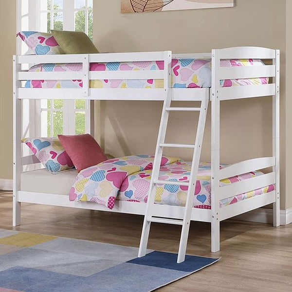Furniture of America Kids Beds Bunk Bed FM-BK002WH IMAGE 1