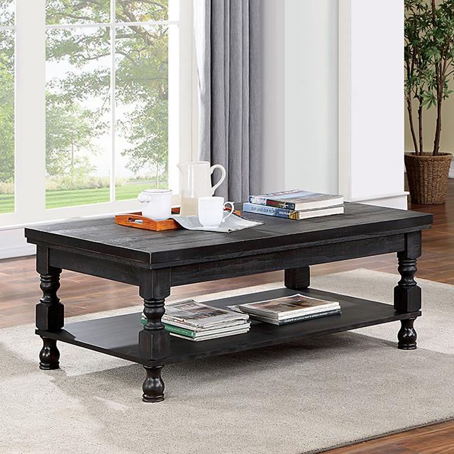Furniture of America Calandra Coffee Table FOA4908BK-C IMAGE 1