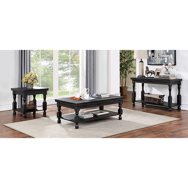Furniture of America Calandra Sofa Table FOA4908BK-S IMAGE 2