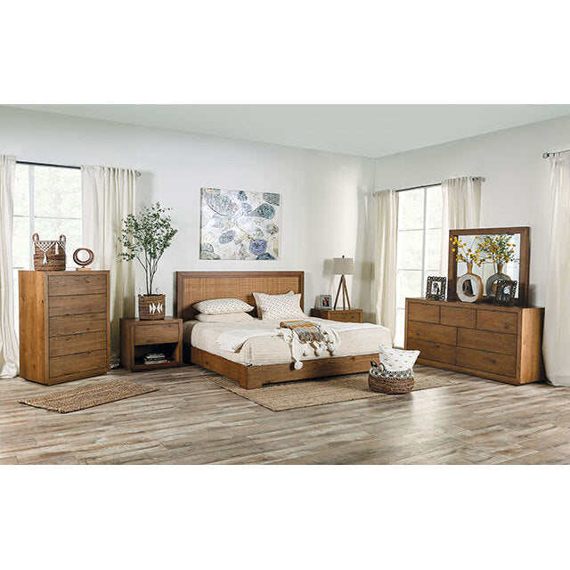 Furniture of America Leirvik Queen Bed FOA7460WN-Q-BED IMAGE 2