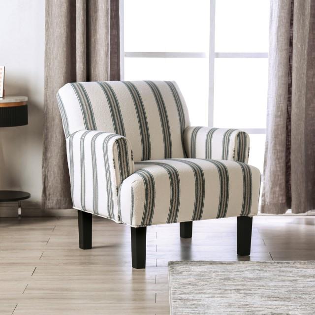 Furniture of America Ealing Stationary Fabric Accent Chair SM1207-CH-ST IMAGE 2