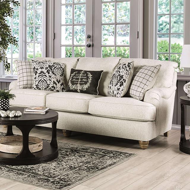 Furniture of America Mossley Fabric Sofa SM6090-SF IMAGE 1