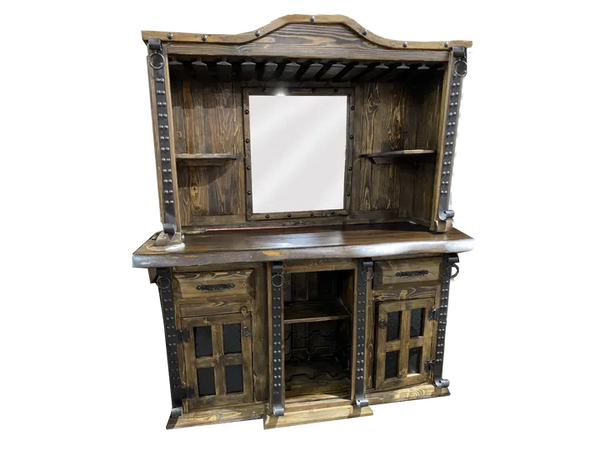 Live Edge Bar W/ Back Bar